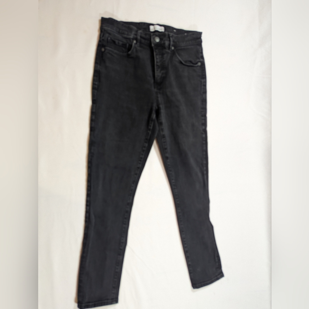 LOFT Charcoal Black Denim Skinny Jeans